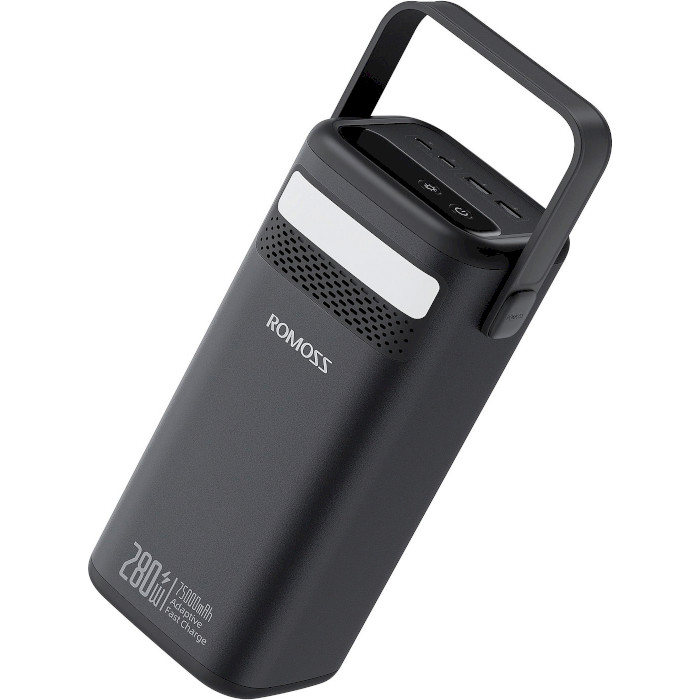 Повербанк ROMOSS PMT75 75000mAh Black (PMT75-1E2-2133H)