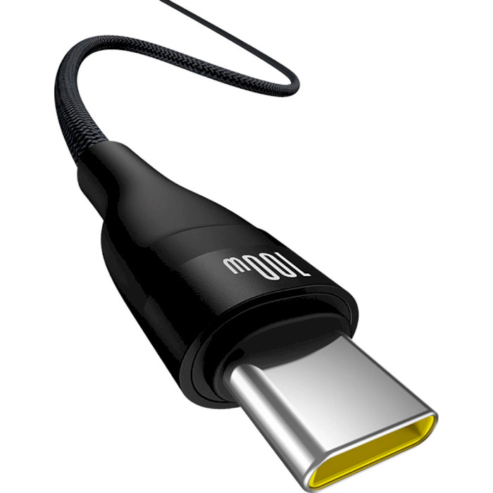 Кабель BASEUS Flash Series II For All USB-C Devices Charging Cable USB-A to USB-C 100W 2м Black (P10311804111-01)