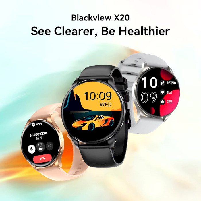 Смарт-годинник BLACKVIEW X20 Midnight Black