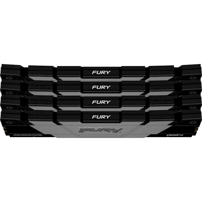 Модуль пам'яті KINGSTON FURY Renegade DDR4 3200MHz 64GB Kit 4x16GB (KF432C16RB12K4/64)