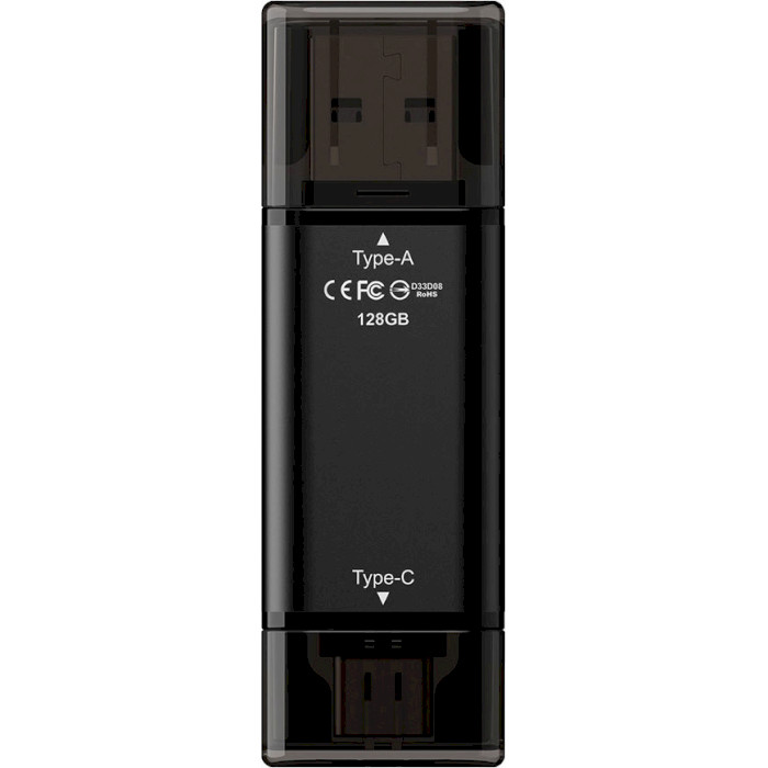 Флешка TEAM X1 Max USB/USB-C3.2 128GB (TX1MAX3128GB01)