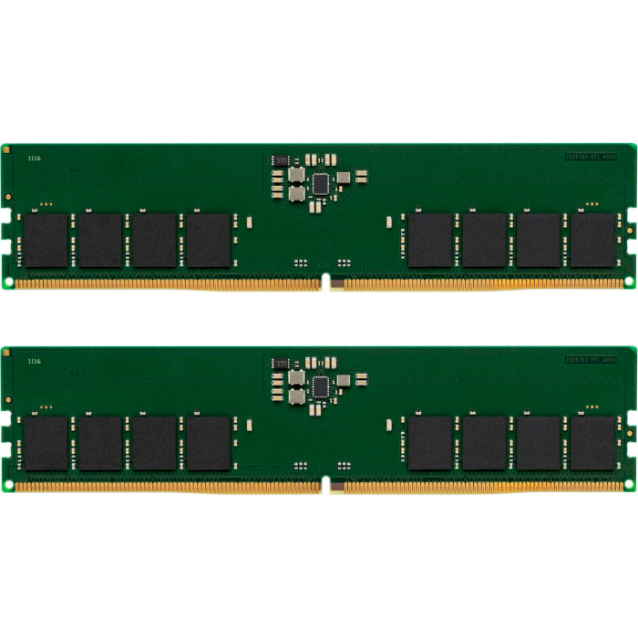 Модуль пам'яті KINGSTON KVR ValueRAM DDR5 5600MHz 32GB Kit 2x16GB (KVR56U46BS8K2-32)