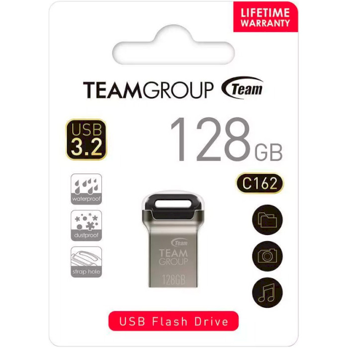 Флэшка TEAM C162 USB3.2 128GB (TC1623128GB01)