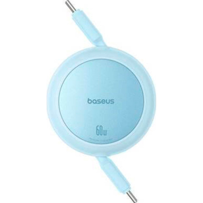 Кабель BASEUS Free2Pull Mini Charging Cable USB-C to USB-C 60W 1м Galaxy Blue (P10364500311-01)