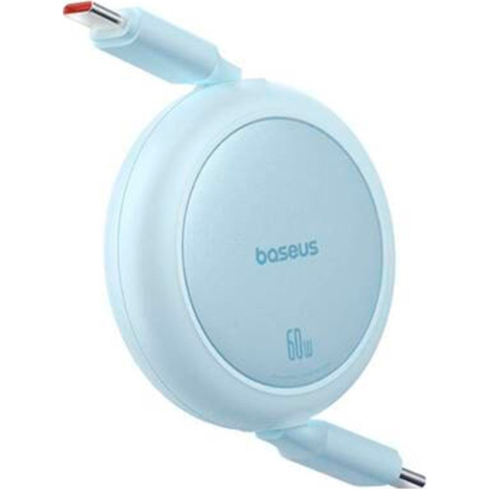 Кабель BASEUS Free2Pull Mini Charging Cable USB-C to USB-C 60W 1м Galaxy Blue (P10364500311-01)