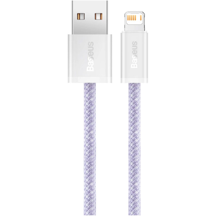 Кабель BASEUS Dynamic 2 Series Fast Charging Data Cable USB to iP 2.4A 1м Purple (CALD040005)