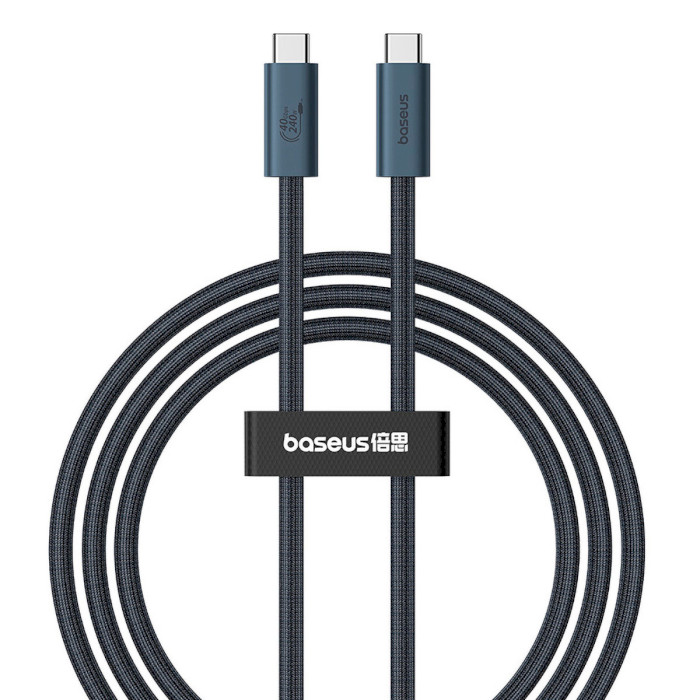 Кабель BASEUS Flash Series II USB4 Full Featured Charging Cable Type-C to Type-C 240W 1м Cluster Black (P10311803111-00)