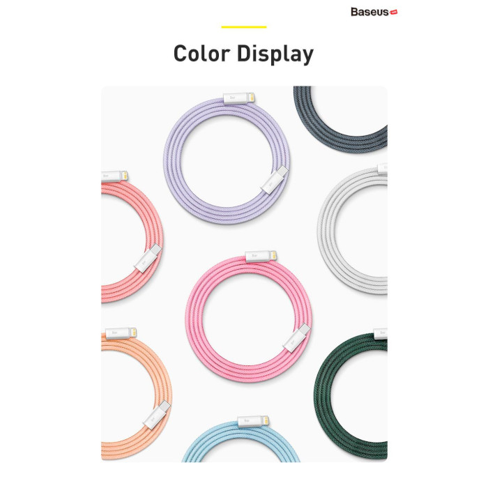 Кабель BASEUS Dynamic 2 Series Fast Charging Data Cable Type-C to iP 20W 1м Purple (CALD040205)