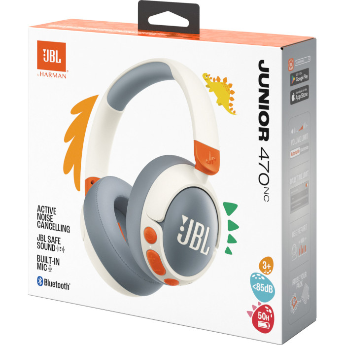 Навушники JBL Junior 470NC White (JBLJR470NCWHT)