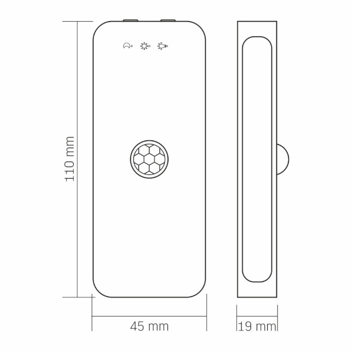 Світильник VIDEX VL-NL053W-S White 3000-6500K