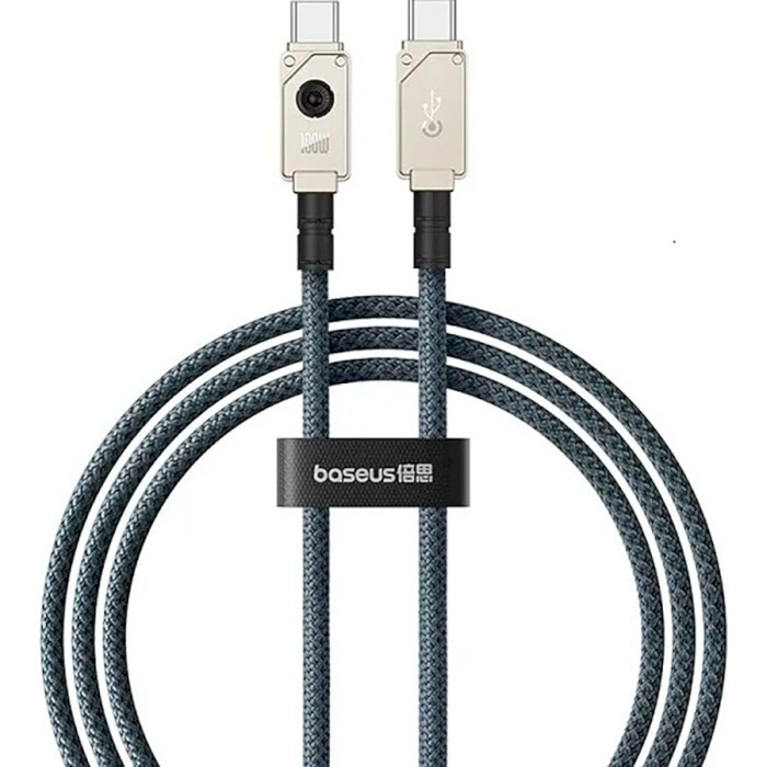 Кабель BASEUS Unbreakable Series Fast Charging Data Cable Type-C to Type-C 100W 1м Stellar White (P10355800221-00)