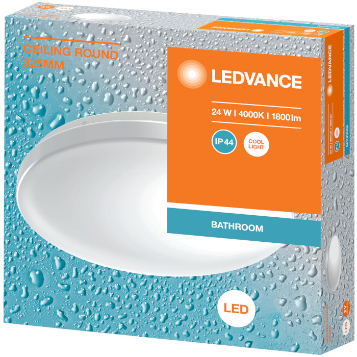 Світильник LEDVANCE Ceiling Round 325 White 24W 4000K (4099854105913)