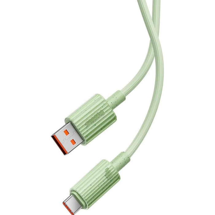 Кабель BASEUS Habitat Series Fast Charging Cable USB to Type-C 100W 2м Natural Green (P10360203631-01)