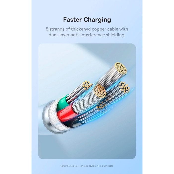 Кабель BASEUS Pudding Series Fast Charging Cable Type-C to iP 20W 1.2м Cluster Black (P10355701111-00)