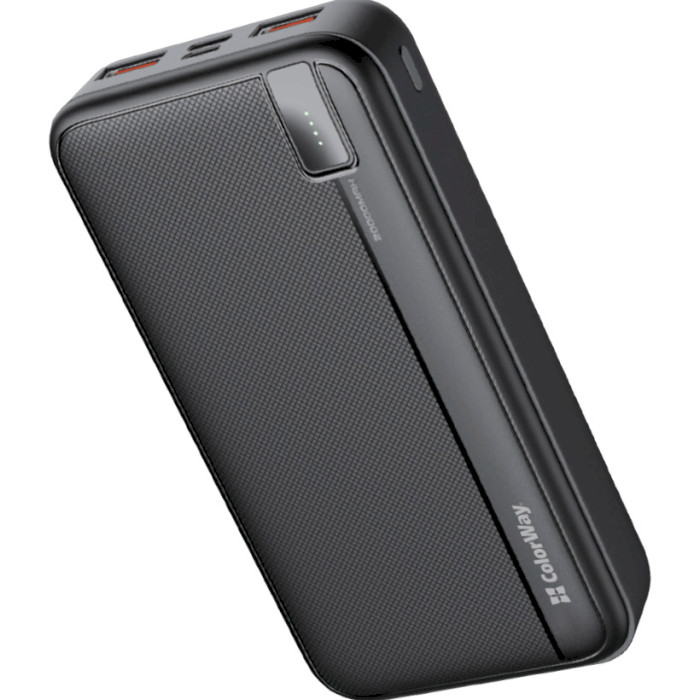 Повербанк COLORWAY High-Power 20000mAh Black (CW-PB200LPA4BK-PD)