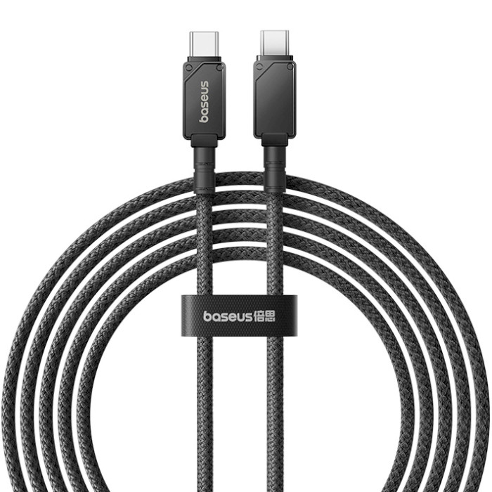 Кабель BASEUS Unbreakable Series Fast Charging Data Cable Type-C to Type-C 100W 2м Cluster Black (P10355800111-01)