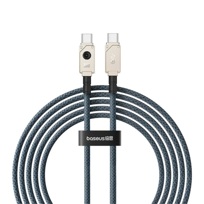 Кабель BASEUS Unbreakable Series Fast Charging Data Cable Type-C to Type-C 100W 2м Stellar White (P10355800221-01)