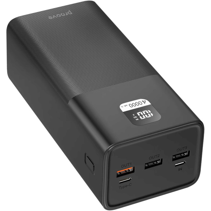 Повербанк PROOVE Giant 40000mAh Black