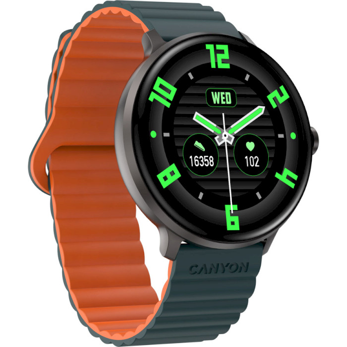 Смарт-годинник CANYON SW-69 Jacky Green/Orange (CNS-SW69BG)