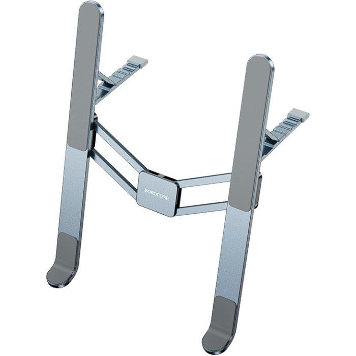 Підставка для ноутбука BOROFONE BH117 Graceful Metal Folding Notebook Stand Metal Gray