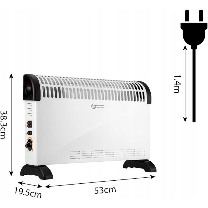 Электрический конвектор NEO TOOLS 90-155, 2000 Вт