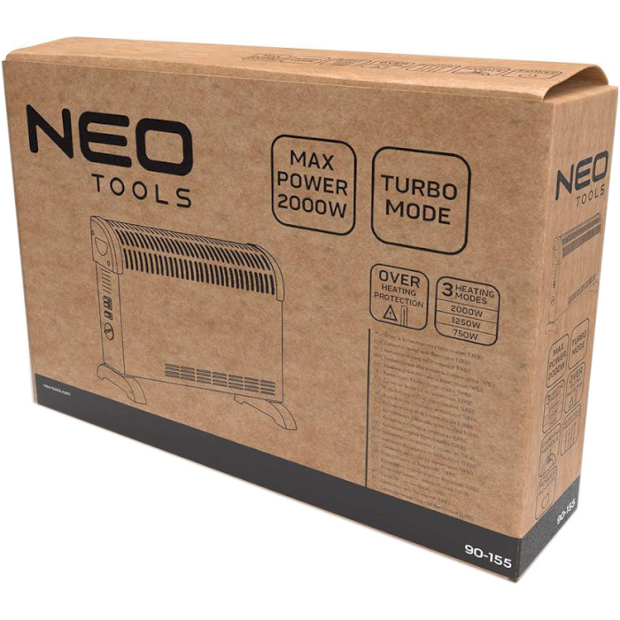 Электрический конвектор NEO TOOLS 90-155, 2000 Вт