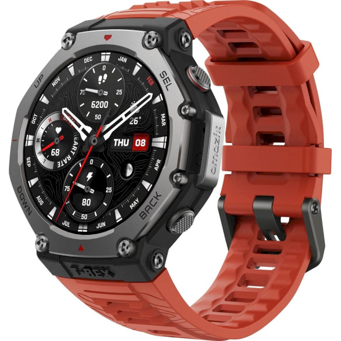 Смарт-годинник AMAZFIT T-Rex 3 Lava (W2323GL3N)