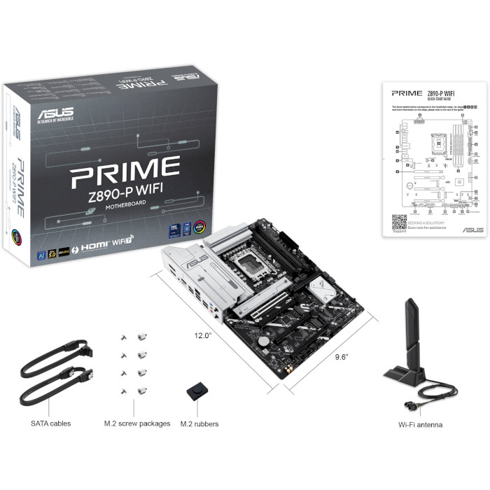 Материнська плата ASUS Prime Z890M-P WiFi