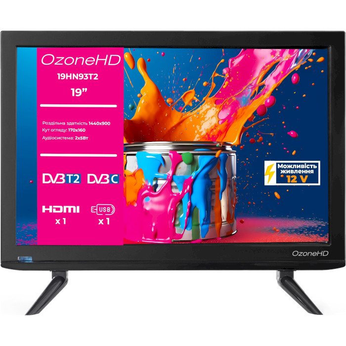 Телевізор OZONEHD 19" LED 19HN93T2