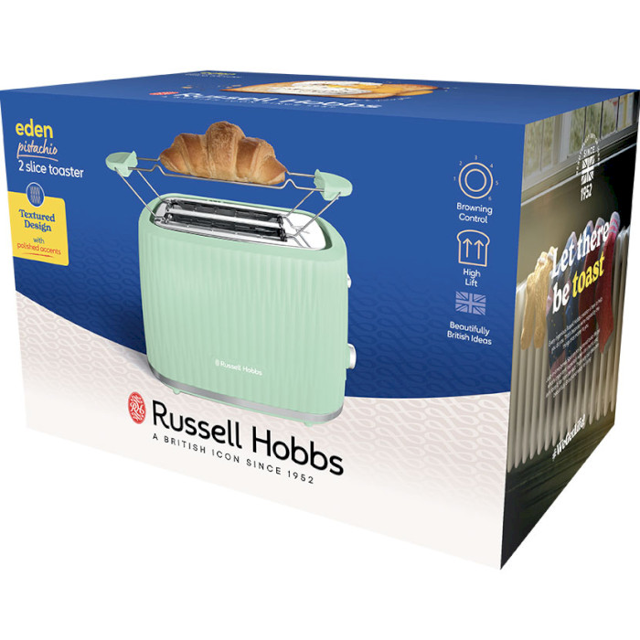 Тостер RUSSELL HOBBS Eden 2S Pistachio (27374-56)