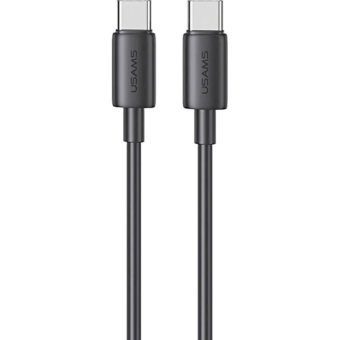 Кабель USAMS SJ711 YD Type-C to Type-C 60W Fast Charging Data Cable 1м Black (SJ711USB01)