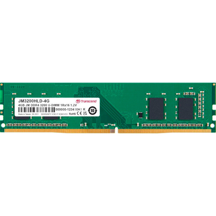 Модуль пам'яті TRANSCEND JetRam DDR4 3200MHz 4GB (JM3200HLD-4G)