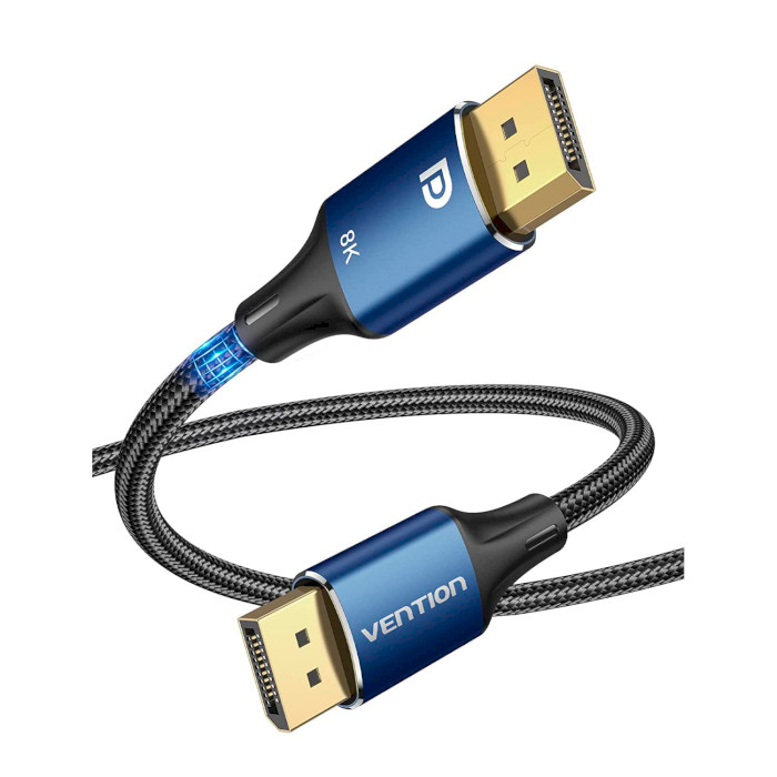 Кабель VENTION 8K Ultra HD Cable DisplayPort 1.5м Blue (HCELG)