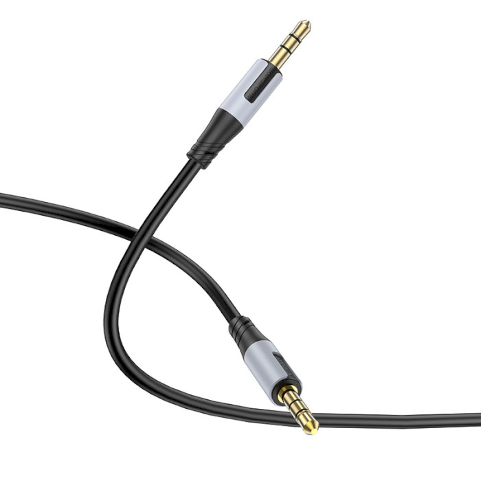 Кабель BOROFONE BL19 Creator AUX Audio Cable mini-jack 3.5mm 1м Black (6941991108310)