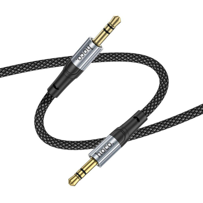 Кабель HOCO UPA26 Fresh AUX Audio Cable mini-jack 3.5mm 1м Black (6942007608800)