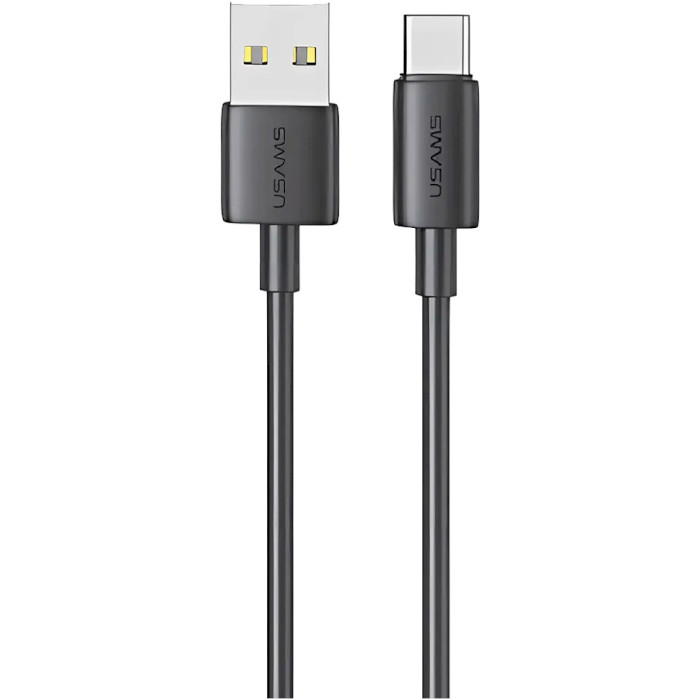 Кабель USAMS SJ708 YD USB to Type-C 3A Fast Charging Data Cable 1.2м Black (SJ658USB01)