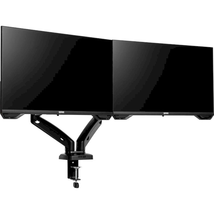 Кріплення настільне для 2-х моніторів QUBE 3209BD 17"-32" Black