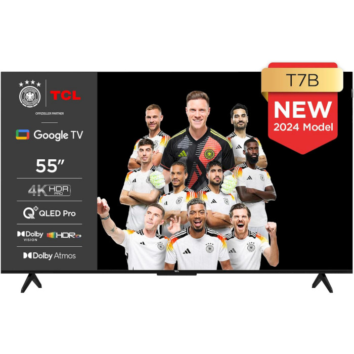 Телевізор TCL 55" QLED 4K 55T7B