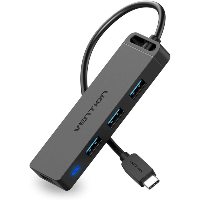 USB-хаб VENTION 4-in-1 USB-C to 4xUSB3.0, Micro-B Power (TGKBD)