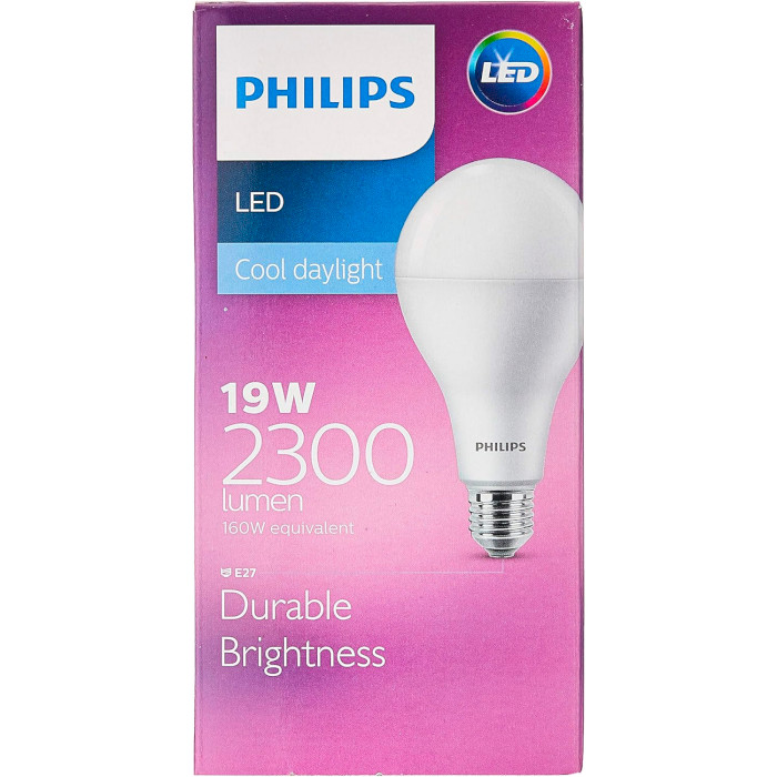 Лампочка LED PHILIPS LEDBulb A80 E27 19W 6500K 220V (929002004149)