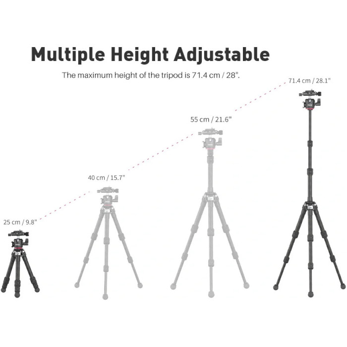 Монопод-трипод ULANZI MT-20 Professional Carbon Fiber Tripod Monopod (UV-2255)