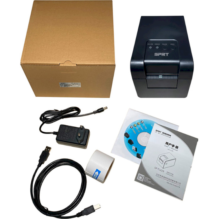 Принтер этикеток SPRT SP-TL21NE w/+ Paper Cutter USB/LAN