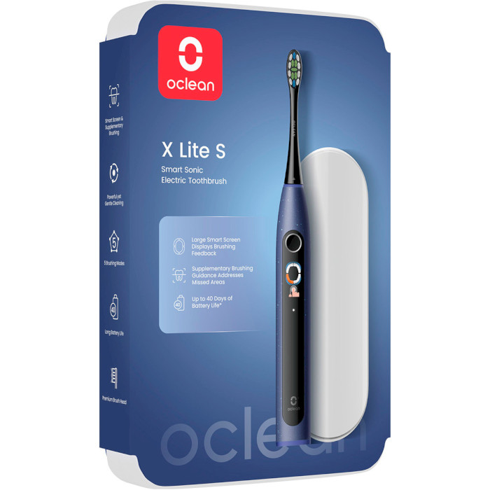 Электрическая зубная щётка OCLEAN X Lite Set Blue