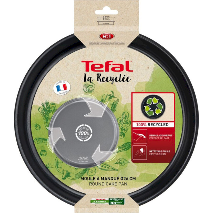 Форма для выпечки TEFAL La Recyclee 26x5.5см (J5709702)