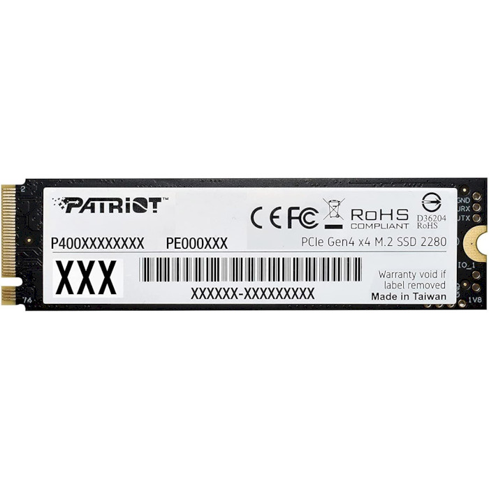 SSD диск PATRIOT P400 Lite 4TB M.2 NVMe (P400LP4KGM28H)