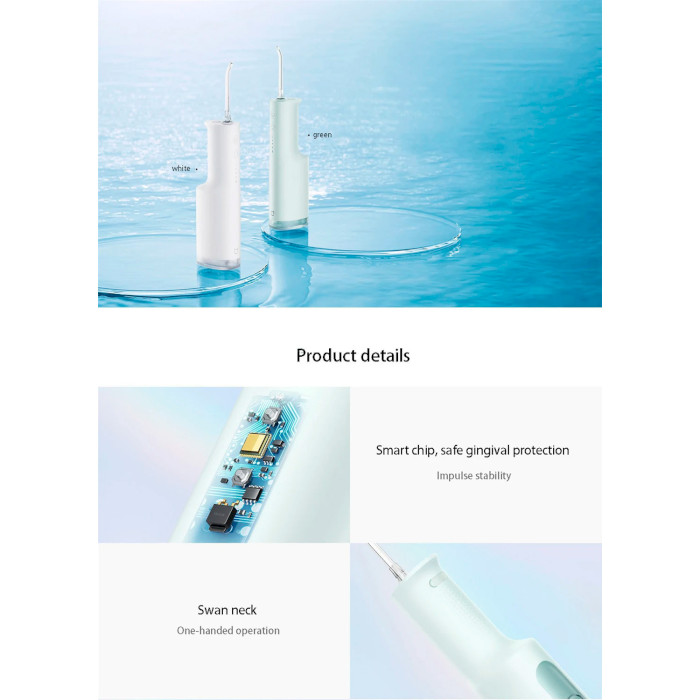 Іригатор XIAOMI MIJIA Electric Oral Irrigator F300 White (MEO703)