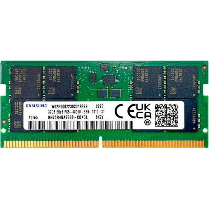 Модуль памяти SAMSUNG SO-DIMM DDR5 4800MHz 32GB (M425R4GA3BB0-CQKOL)