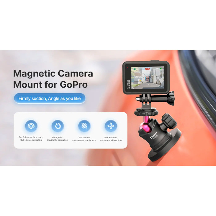 Магнітне кріплення ULANZI C029 Magnetic Action Camera Mount