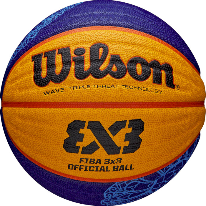 М'яч баскетбольний WILSON FIBA 3x3 Official Game Ball Paris 2024 Size 6 (WZ1011502XB6F)