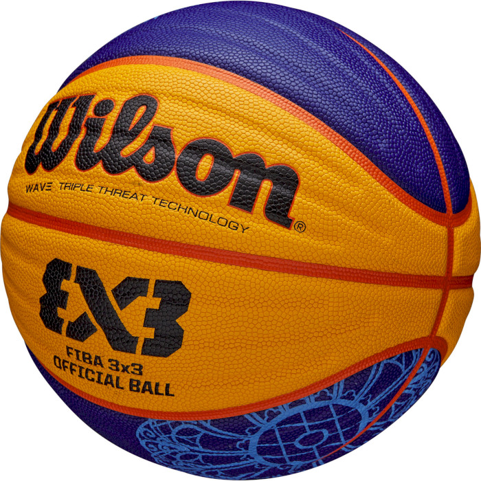 М'яч баскетбольний WILSON FIBA 3x3 Official Game Ball Paris 2024 Size 6 (WZ1011502XB6F)